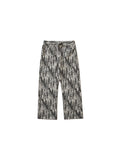 Tie-Dye Straight Casual Wide Leg Mid-Waist Jeans