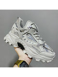 Fashion Solid Color Thick Sole Street Wear Retro Clunky Sneakers