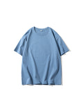 Cotton Solid Colour Summer New Candy Colour Round Neck T-Shirt