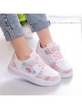 Kids Splicing Color Velcro Sporty Kid'S Flat Shoes