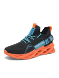 Cushioned Flyweaving Breathable Lightweight Men'S Casual Shoes