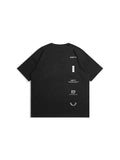 Men'S Back Letter Print Oversize Tee