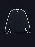 Horned Sleeves Crew Neck Solid Color Street Fashion Men'S Long-Sleeved T-Shirts