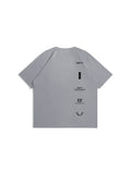 Men'S Back Letter Print Oversize Tee