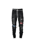 New Slim Fit Ripped Men'S Jeans