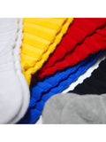 Solid Color Ventilate Cotton Wear-Resisting Socks 3 Pairs