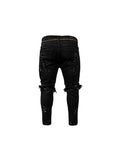 New Men'S Slim Fit Ripped Jeans