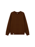 Solid Color Retro Loose Long-Sleeved T-Shirt