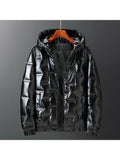 Men'S Winter Thickened Jacket Shiny Down Jacket