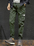 Drawstring Pockets Loose Fitting Cargo Pants