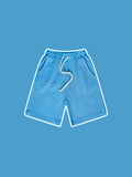 Kids' Washed Cropped Shorts With Slit Hem