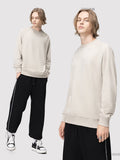 Horned Sleeves Crew Neck Solid Color Street Fashion Men'S Long-Sleeved T-Shirts