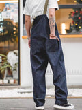 Vintage Deck Overalls Summer Washed Straight Leg Men'S Overalls