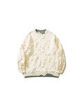 Retro Three-Dimensional Jacquard  Men'S New Crew Neck Pentagram Knitted Sweater
