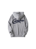 Solid Color Muff Pocket High Quality Hoodies With Letters Embroidery - Men'S Hoodies