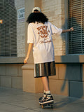 Men'S Suede Cropped Shorts With Vertical Stripes