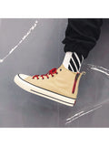 High Top All-Matched Street Fashion Men'S Casual Canvas Shoes