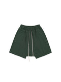 Men'S Solid Cropped Shorts With Pockets