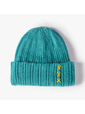 Jacquard Stitches Warm Knitted Beanie