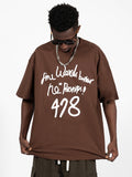 Stylish Letter Print Loose T-Shirt