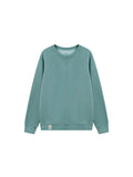 Solid Color Retro Loose Long-Sleeved T-Shirt