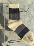 Three Pairs Socks Striped Solid Color Combed Cotton Sports Men'S Sock