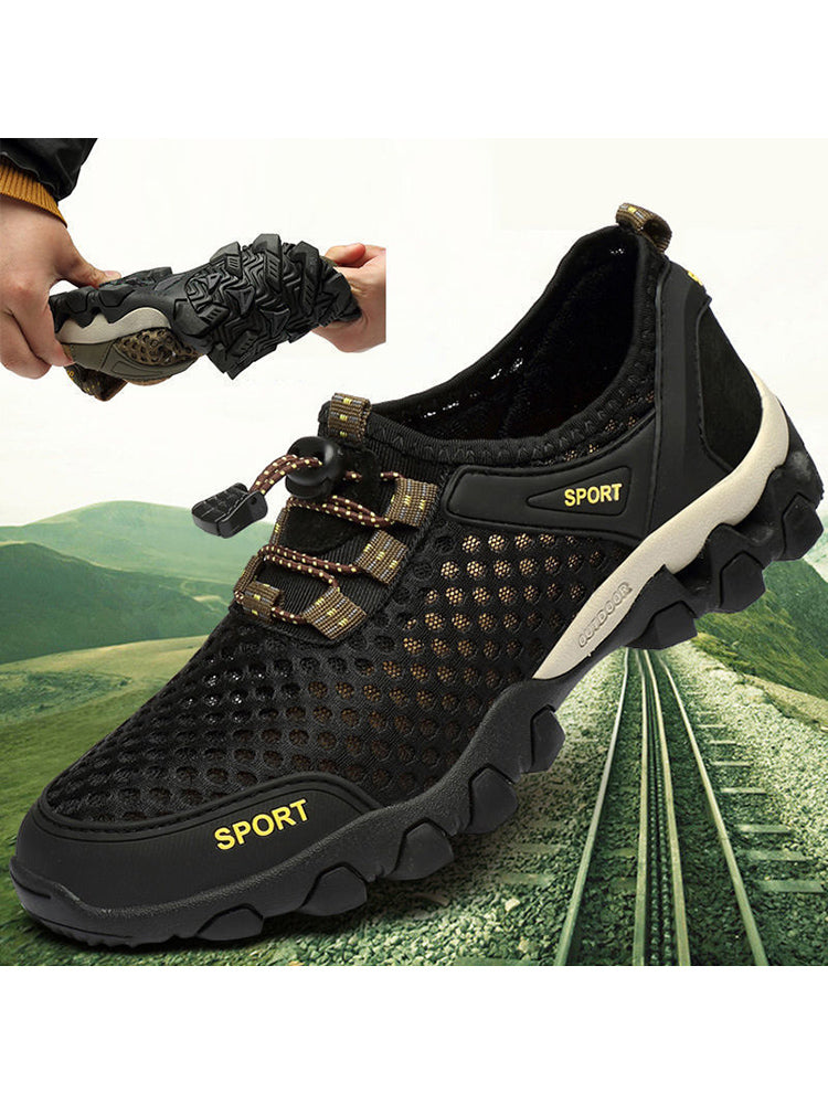 Summer Outdoor Breathable Wading Anti-Slip Soft Sole Sporty Water Shoes