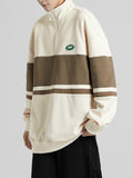 Retro Vintage Lapel Youth Sports Sweatshirt