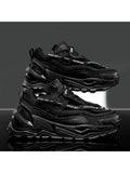 Men'S Solid Mesh Chunky Sneakers