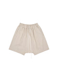 Men'S Solid Cropped Shorts With Pockets