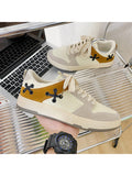 New Canvas Cross Pattern Casual Sporty Men'S Flat Shoes