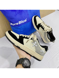 New Canvas Cross Pattern Casual Sporty Men'S Flat Shoes