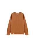 Solid Color Retro Loose Long-Sleeved T-Shirt