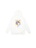 Retro Street Pixel Print Loose Oversize Casual Versatile Hoodie