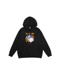 Retro Street Pixel Print Loose Oversize Casual Versatile Hoodie