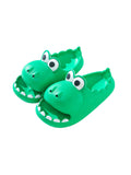 Women'S Crocodile Texture Toe Slides - Edgy And Unique Footwear