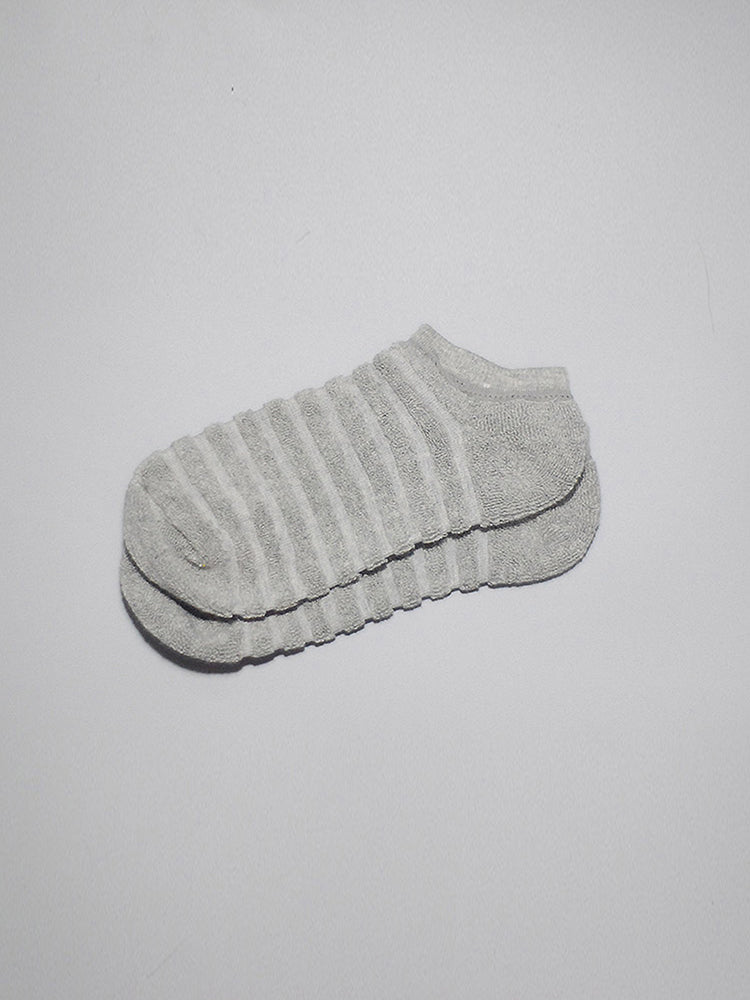 Solid Color Ventilate Cotton Wear-Resisting Socks 3 Pairs
