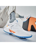 Men'S Breathable Knit Trainers - Running Shoes With A Woven Surface