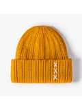 Jacquard Stitches Warm Knitted Beanie