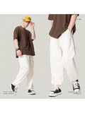 Men'S Straight Solid Joggers