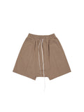 Men'S Solid Cropped Shorts With Pockets