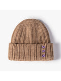 Jacquard Stitches Warm Knitted Beanie