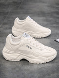 Thick Sole Minimalist Added Height All-Matched Running Sporty Shoes