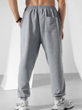 All Matched Letters Straight Loose Fitting Jogger