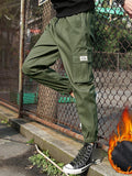 Drawstring Pockets Loose Fitting Cargo Pants