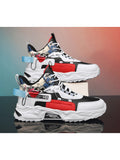 Splicing Color Added Height Running Clunky Sneakers