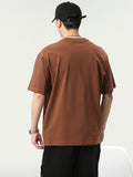 Abstract Graphic Letter Printed Men'S Crew Neck T-Shirt