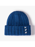 Jacquard Stitches Warm Knitted Beanie