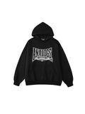 Street Letter Print Padded Casual Loose Oversize Hoodie