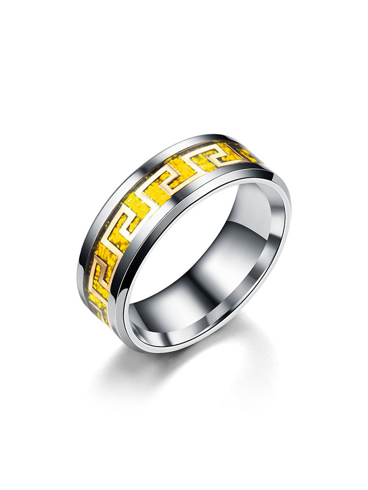 Party Birthday Stainless Steel Fashion Rings Single